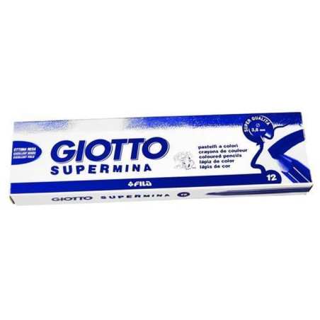 INGROSSO GIOTTO SUPERMINA TURCHESE C.12 8000825237249 INGROSSO PENNARELLI MATITE COLORATE TEMPERE MATITE COLORATE