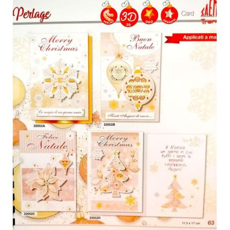 INGROSSO BIGLIETTI NATALE PERLAGE C.12 8009572123010 INGROSSO ARTICOLI NATALE BIGLIETTI NATALIZI