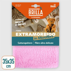 INGROSSO CASALINGHI PANNO EXTRAMORBIDO IN MICROFIBRA 35X35CM 8000061043796 INGROSSO PRODOTTI PULIZIA