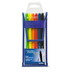 INGROSSO CARTOLERIA TRATTO PEN 6 COL ASS. 8000825056277 INGROSSO PENNE REFIL MARCATORI EVIDENZIATORI