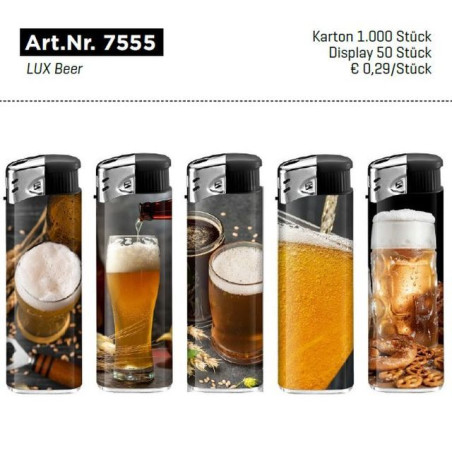 INGROSSO TABACCHERIA ACCENDINO LUX BIRRA ASS. C.50 9007013127923 INGROSSO ARTICOLI DA TABACCHERIE ACCENDINI