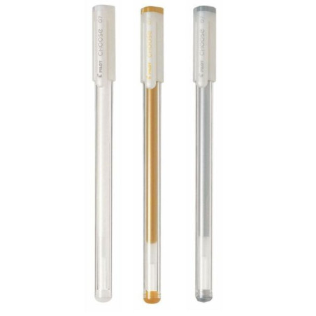 INGROSSO CARTOLERIA BL 3 PZ CHOOSE BEGREEN GOLD SILVER WHITE 8014233801374 INGROSSO PENNE REFIL MARCATORI EVIDENZIATORI