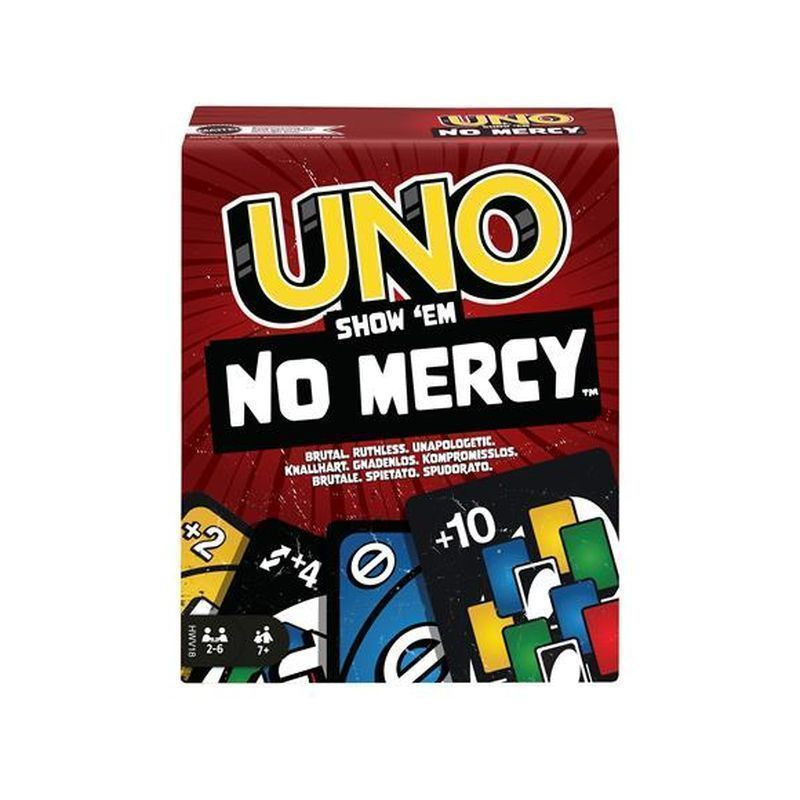 UNO NO MERCY EAN 0194735220809 INGROSSO GIOCHI DI CARTE UNO NO MERCY EAN 0194735220809 INGROSSO GIOCHI DI CARTE