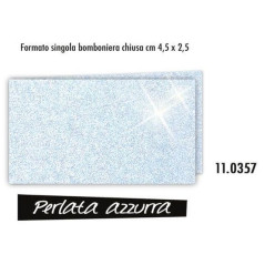 INGROSSO CARTOLERIA BIGLIETTI BOMBONIERE PERLATI AZZUR. 20PZ 8001608535705 INGROSSO BIGLIETTI AUGURI