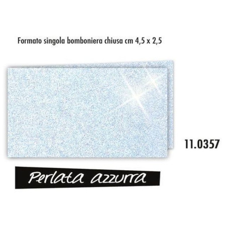 INGROSSO CARTOLERIA BIGLIETTI BOMBONIERE PERLATI AZZUR. 20PZ 8001608535705 INGROSSO BIGLIETTI AUGURI