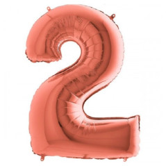 INGROSSO FESTA E PARTY PALLONCINO MYLAR N. 2 ROSA G. MEGA 101CM 8050195402327 INGROSSO ARTICOLI PER FESTE