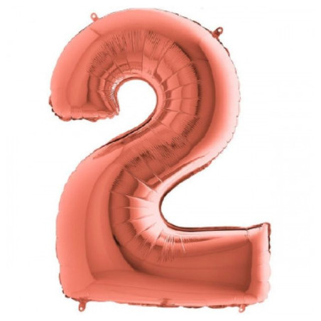 INGROSSO FESTA E PARTY PALLONCINO MYLAR N. 2 ROSA G. MEGA 101CM 8050195402327 INGROSSO ARTICOLI PER FESTE