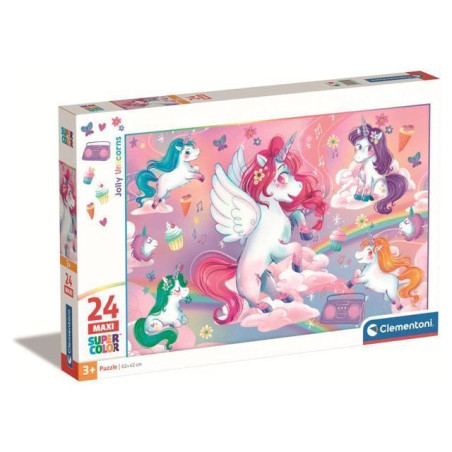 PUZZLE PZ.24 MAXI JOLLY UNICORNS 28525 EAN 8005125285259 INGROSSO PUZZLE CLASSICI