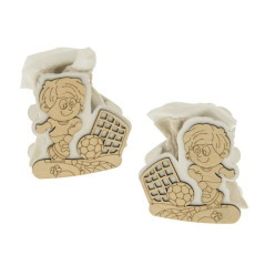 INGROSSO BOMBONIIERE P.CONFETTI LEGNO CALCIATORE H.8(V.C.6PZ) 8058269848118 INGROSSO ARTICOLI DA BOMBONIERE