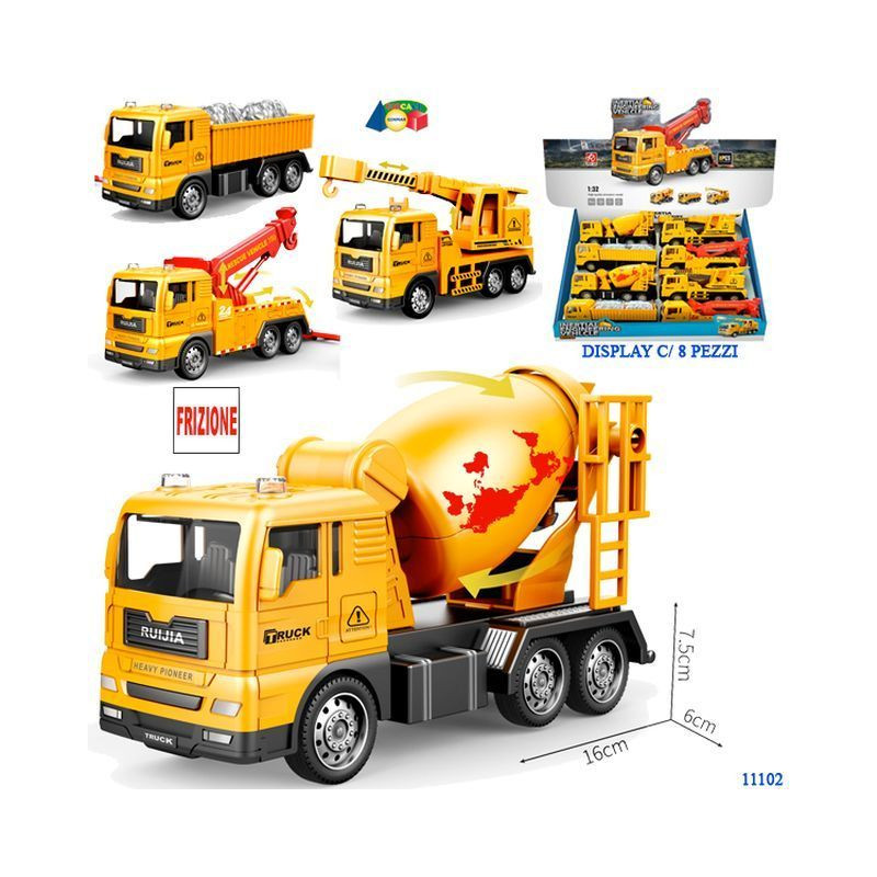 CAMION LAVORO FRIZIONE EAN 8057438024179 INGROSSO GIOCHI DA EDICOLA CAMION LAVORO FRIZIONE EAN 8057438024179 INGROSSO GIOCHI DA EDICOLA