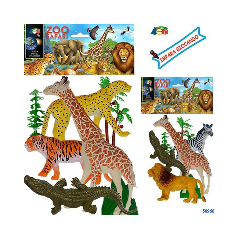 BUSTA ZOO SAFARI ASS EAN 8057438025855 INGROSSO BUSTE ANIMALI GIOCATTOLO