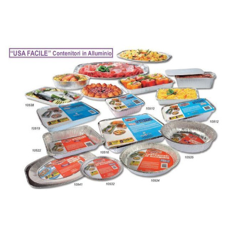 INGROSSO CASALINGHI CONTENITORI ALLUMINIO CREME CARAMEL 12PZ 8018909105308 INGROSSO ACCESSORI CUCINA