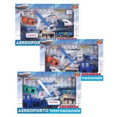INGROSSO PLAYSET AEREOPORTO C/MEZZI H32XL50CM ASS 8009549372533 INGROSSO SET GIOCHI SCATOLA PER BAMBINE