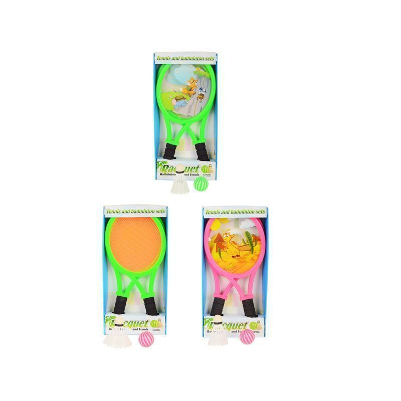 SET RACCHETTE CON PALLINA E VOLANO EAN 8021029958587 INGROSSO GIOCHI MARE