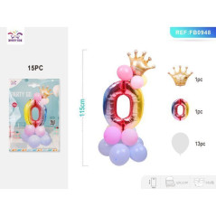INGROSSO FESTA E PARTY SET PALLONCINI MYLAR N.0 COL. 115CM 14PZ 8058617598481 INGROSSO ARTICOLI PER FESTE PALLONCINI COMPLEANNO