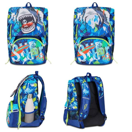 ZAINO SDOPP. BIG SJ GANG SHARKSTORY EAN 8055714158174 INGROSSO ZAINI SCUOLA