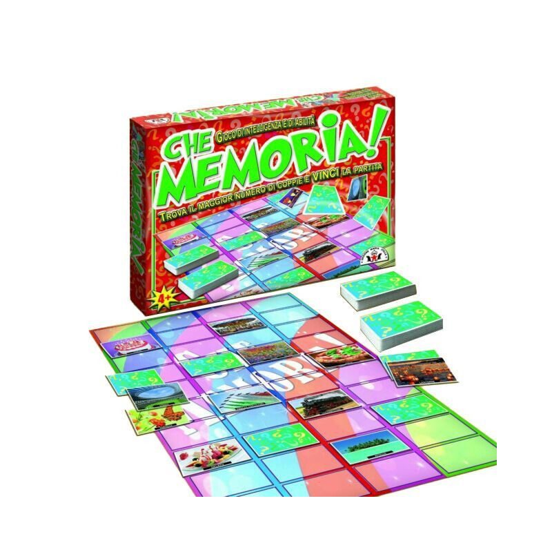 CHE MEMORIA 40X32X5.5CM 4+ANNI EAN 8000888001122 INGROSSO GIOCHI DI SOCIETA
