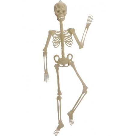 INGROSSO HALLOWEEM SCHELETRO PIATTO SNODAB. G.I.D. H.150CM 8004761093280 ACCESSORI HALLOWEEN APPENDINI HALLOWEEN