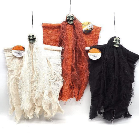 INGROSSO HALLOWEEM SCHELETRO DA APP. H.30CM C/VESTE SACCO 8021029605603 ACCESSORI HALLOWEEN APPENDINI HALLOWEEN