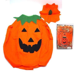 INGROSSO HALLOWEEM VESTITO ZUCCA BIMBO C/CAPPELLO TG.M 57CM 8021029768957 ARTICOLI HALLOWEEN COSTUMI HALLOWEEN BAMBINA
