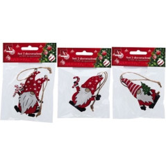 INGROSSO GIOCATTOLI S/2 DEC MDF FOLLETTO NAT A3M CM7X9 8021785868601 STAR 86860 ADDOBBI ALBERO NATALE APPENDINI NATALIZI