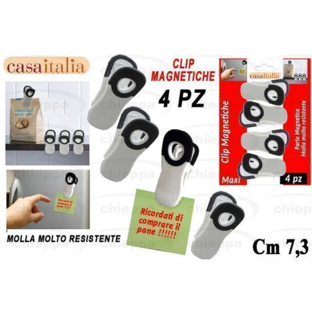 INGROSSO TABACCHERIA CLIP MAGNETICA 4PZ 8026758119315 ARTICOLI PER TABACCHERIE TORCIA E LED