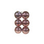 PALLE 8CM 6PZ ROSA ANTICO IN BOX PVC EAN 8053482121598 INGROSSO PALLINE DI NATALE E PUNTALI