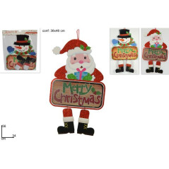 INGROSSO ARTICOLI DI NATALE APPENDINO SOGGETTO NATAL.56 CM 2 ASS.MER 8033113969614 ADDOBBI ALBERO NATALE APPENDINI NATALIZI