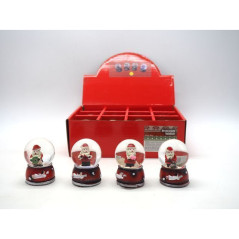 INGROSSO ARTICOLI DI NATALE PALLA VETRO C/LUCE BABBO NAT H.6X4