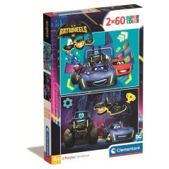INGROSSO PUZZLE PZ.2X60 BATWHEELS 8005125248124 PUZZLE PUZZLE CLASSICI