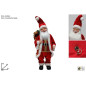 BABBO NATALE 75 CM C/SACCO C/CARILLON EAN 8053482267272 INGROSSO PUPAZZI E GNOMI NATALIZI