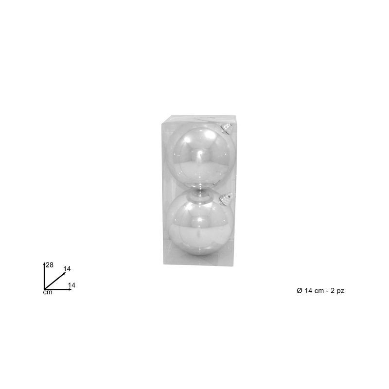 PALLE 14 CM 2 PZ LUCIDE IN BOX PVC SILVE EAN 8033113358548 INGROSSO PALLINE DI NATALE E PUNTALI PALLE 14 CM 2 PZ LUCIDE IN BOX PVC SILVE EAN 8033113358548 INGROSSO PALLINE DI NATALE E PUNTALI