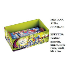INGROSSO FUOCHI D'ARTIFICIO FONTANA ALBA PZ.2 C.36 8023993861948 FUOCHI PER FESTE FONTANE FUOCHI D'ARTIFICIO