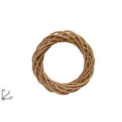 INGROSSO ARTICOLI DI NATALE ANELLO LEGNO INTRECCIATO NATUR D30X6CM 8053482245942 DECORAZIONI NATALIZIE OGGETTISTICA NATALIZIA