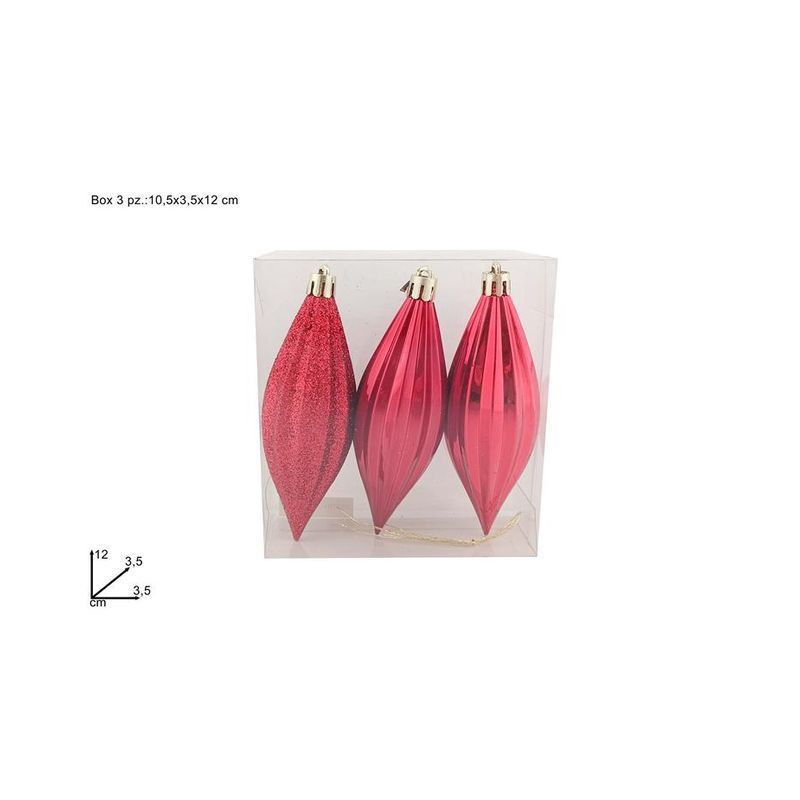 APPENDINI GOCCIA 12CM SET 3PZ ROSSO EAN 8053482270579 INGROSSO PALLINE DI NATALE E PUNTALI APPENDINI GOCCIA 12CM SET 3PZ ROSSO EAN 8053482270579 INGROSSO PALLINE DI NATALE E PUNTALI