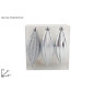 APPENDINI GOCCIA 12CM SET 3PZ SILVER EAN 8053482270593 INGROSSO PALLINE DI NATALE E PUNTALI