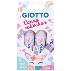 INGROSSO CARTOLERIA COLLA STICK 20G PZ.2 GIOTTO CANDY COLL 8000825055829 COLLA NASTRI SPAGHI COLLA