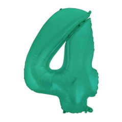 INGROSSO FESTA E PARTY PALLONCINO MYLAR N. 4 AQUAMARINE 101CM 8057200001285 ARTICOLI PER FESTE PALLONCINI COMPLEANNO