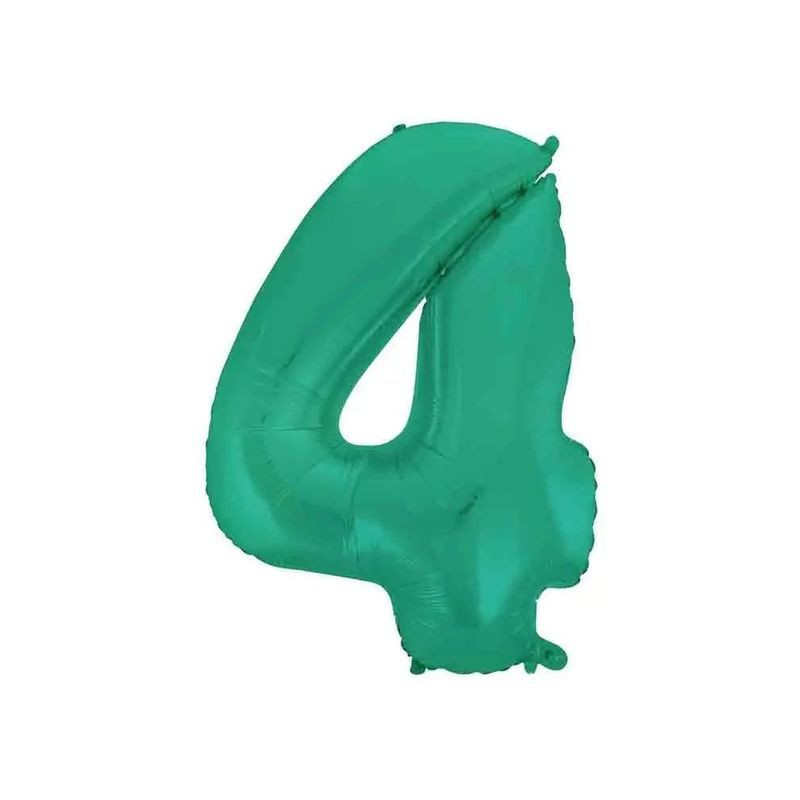 PALLONCINO MYLAR N. 4 AQUAMARINE 101CM EAN 8057200001285 INGROSSO PALLONCINI COMPLEANNO