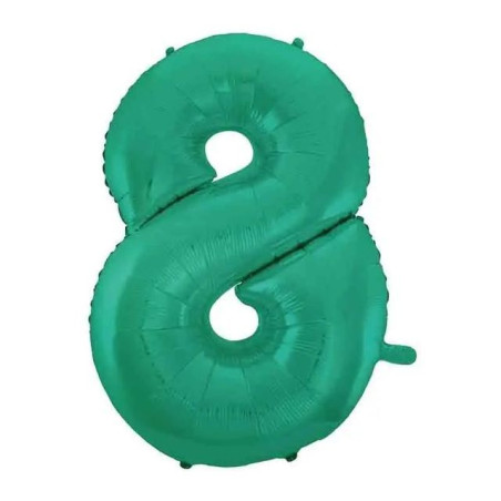 INGROSSO FESTA E PARTY PALLONCINO MYLAR N. 8 AQUAMARINE 101CM 8057200001322 ARTICOLI PER FESTE PALLONCINI COMPLEANNO