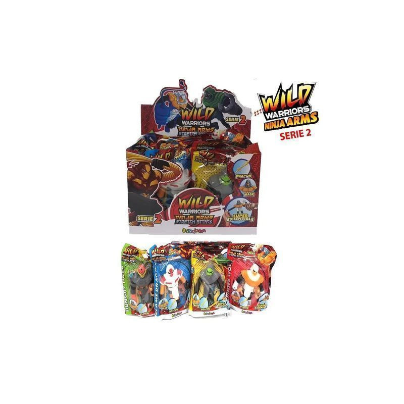 WILD WARRIORS NINJA ARMS STRETCH ATTACK EAN 8057094648702 INGROSSO GIOCHI DA EDICOLA WILD WARRIORS NINJA ARMS STRETCH ATTACK EAN 8057094648702 INGROSSO GIOCHI DA EDICOLA