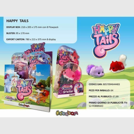 INGROSSO GIOCATTOLI HAPPY TAILS SERIE 2 8057094649372 GIOCHI E GIOCATTOLI GIOCHI DA EDICOLA