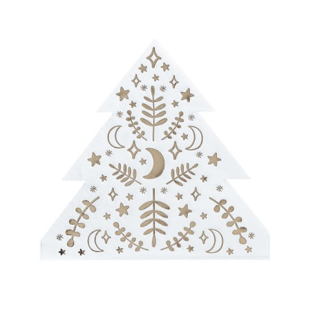 INGROSSO ARTICOLI DI NATALE TOVAGLIOLI PZ.16 NATALE ORO 5038451123554 ACCESSORI NATALIZI PER LA TAVOLA TOVAGLIOLI NATALIZI
