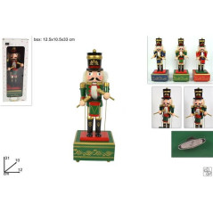 INGROSSO ARTICOLI DI NATALE SOLDATO SCHIACCIANOCI CARILLON 3ASS 8033113863387 DECORAZIONI NATALIZIE OGGETTISTICA NATALIZIA