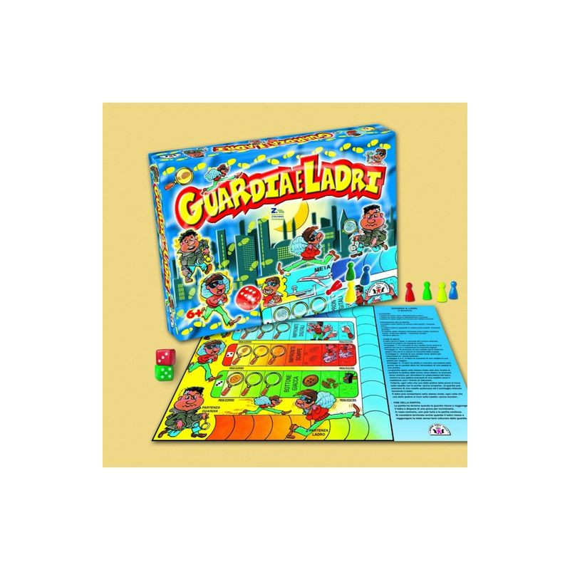 GUARDIA E LADRI EAN 8000888000569 INGROSSO GIOCHI DI SOCIETA