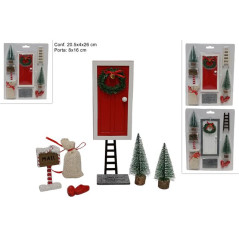 INGROSSO ARTICOLI DI NATALE SCENARIO AMBIENTAZ. PORTA NATALIZIA 2COL 8053482276182 DECORAZIONI NATALIZIE OGGETTISTICA NATALIZIA