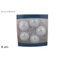 PALLE 8CM SET 5PZ RAINBOW LUCIDE/PERLATE EAN 8053482286228 INGROSSO PALLINE DI NATALE E PUNTALI