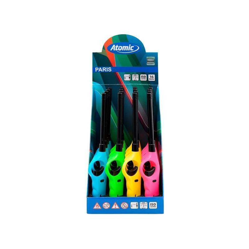 ACCENDIGAS ATOMIC BBQ NOEON 4COL 16 EAN 4014663439035 INGROSSO ACCENDIGAS