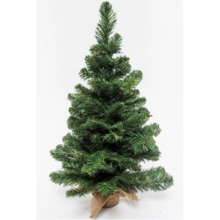 INGROSSO ARTICOLI DI NATALE ALBERO SU BASE JUTA H.90CM 8021029376534 ARTICOLI DI NATALE ALBERI DI NATALE