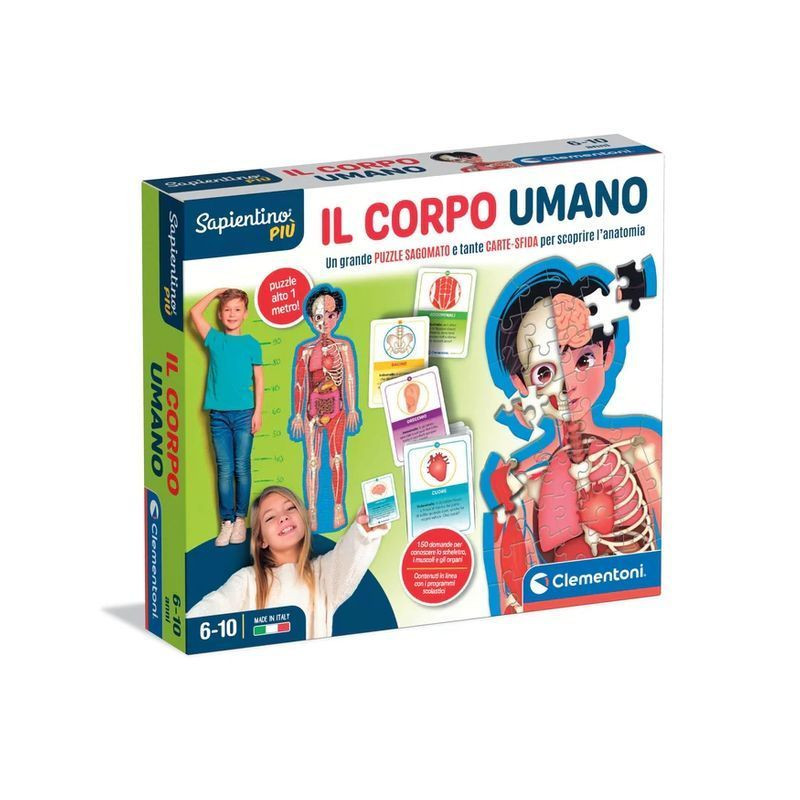 SAPIENTINO PIU - CORPO UMANO EAN 8005125164714 INGROSSO GIOCHI CREATIVI